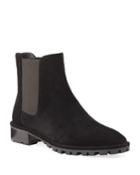 Laine Suede Gored Ankle Booties