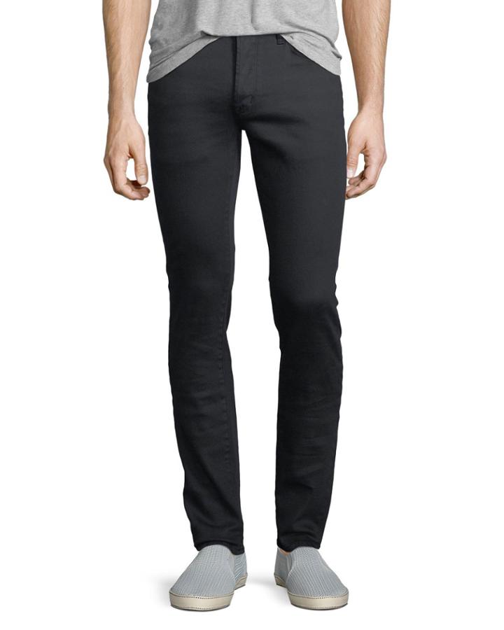 Skinny Button-fly Jeans