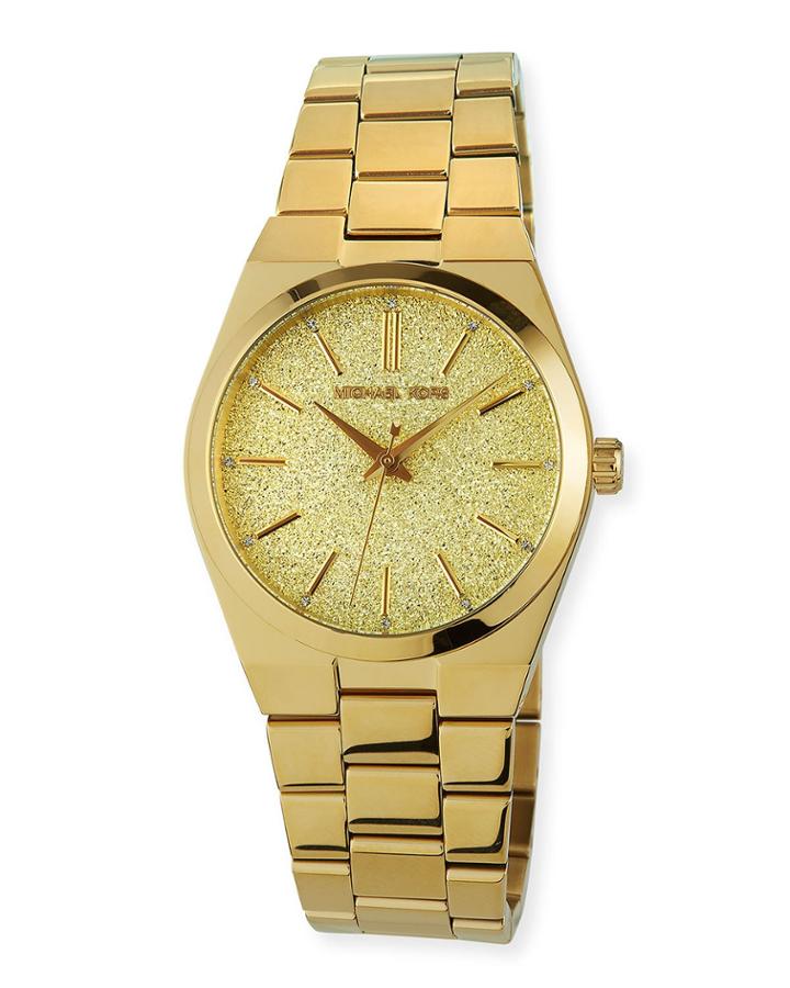 36mm Glitter Watch W/ Bracelet