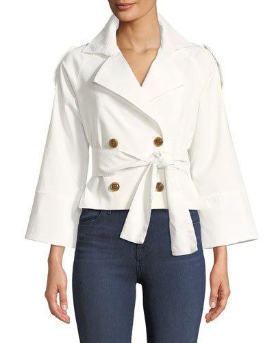 Double-breasted Wide-sleeve Blazer