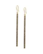 14k Long Brown Diamond