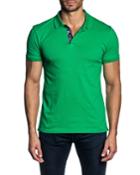 Men's Semi-fit Cotton Knit Polo