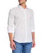 Men's Modern-fit Crinkled Long-sleeve