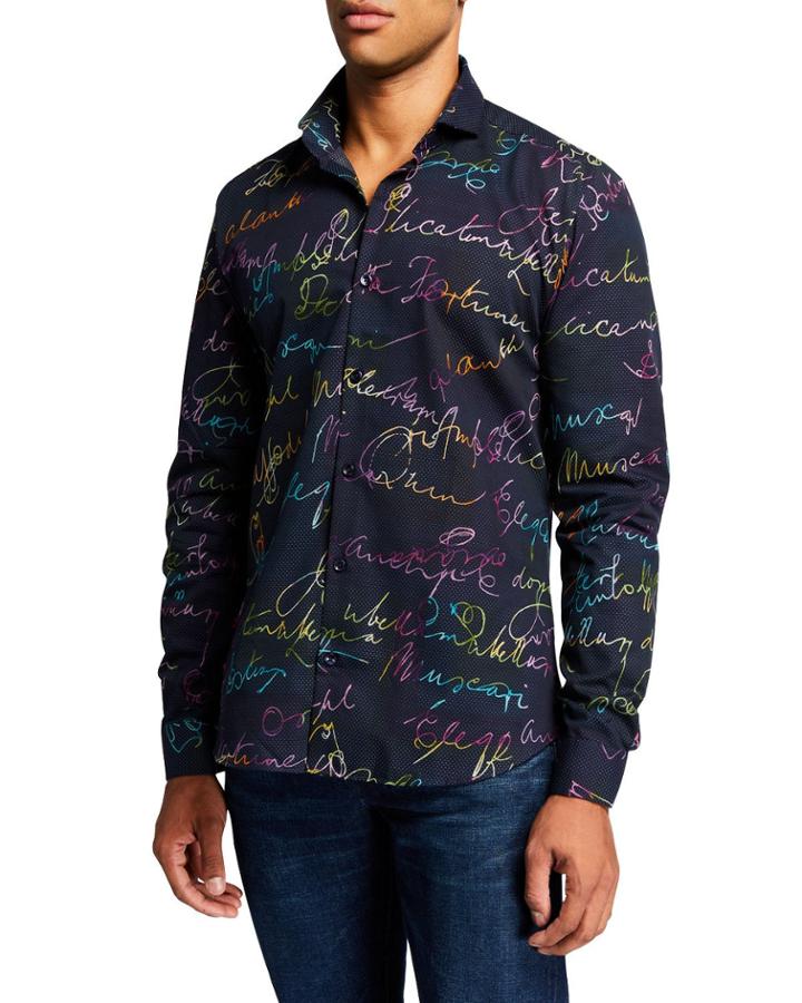 Men's Typography Long Sleeve
