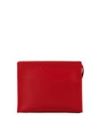 Saffiano Leather Cosmetic Clutch Bag