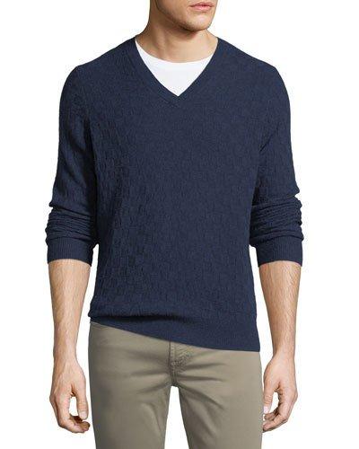 Cashmere Basketweave-knit