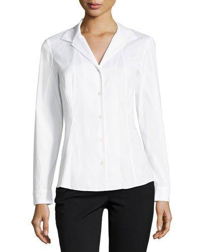 Zoey Topstitch Blouse