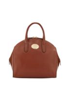 Stampa Dollaro Leather Dome Tote Bag