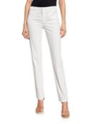 Denim Straight-leg Pants