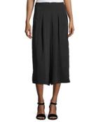 Palazzo Wide-leg Cropped Pants