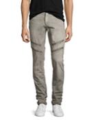 Allergies Slim Moto Pants, Gray
