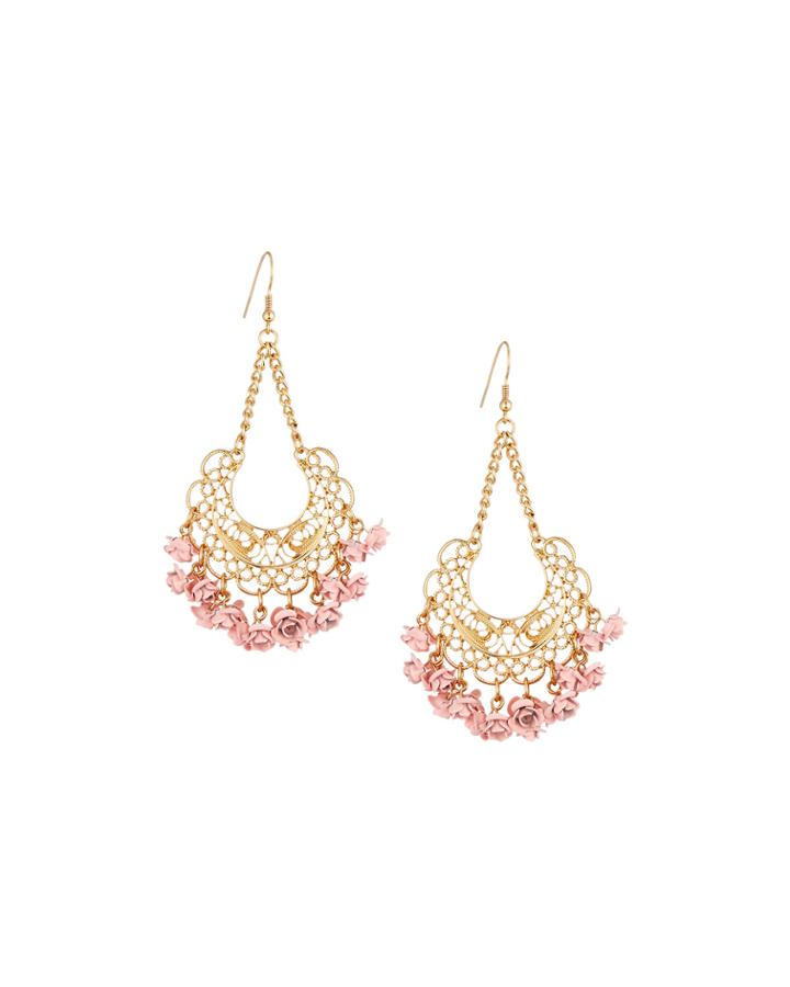 Flower Chandelier Earrings