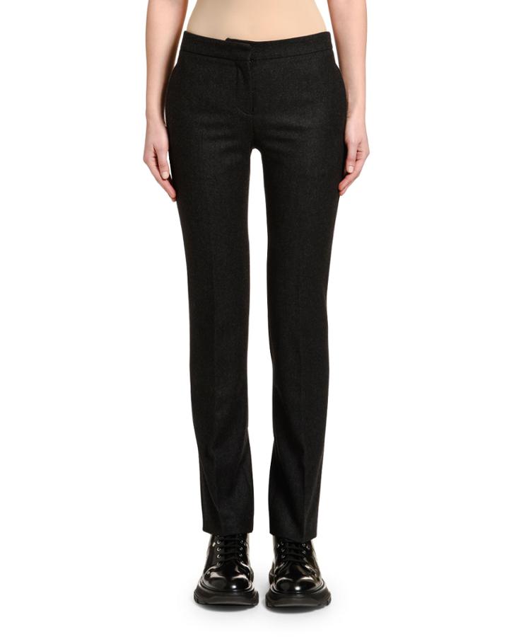 Men's-cut Oxbridge Flannel Tuxedo Pants