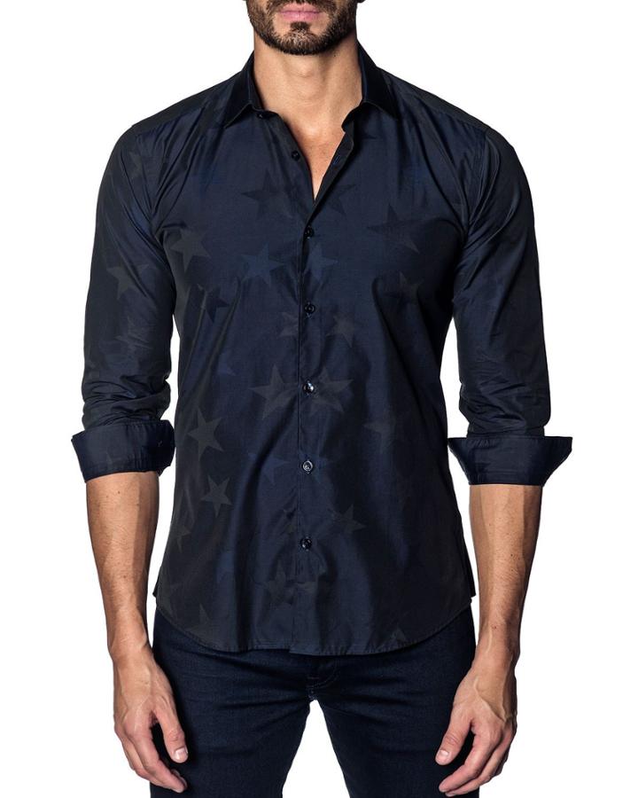 Men's Modern-fit Stars Long-sleeve