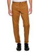 Men's Cotton Twill Straight-leg Pants