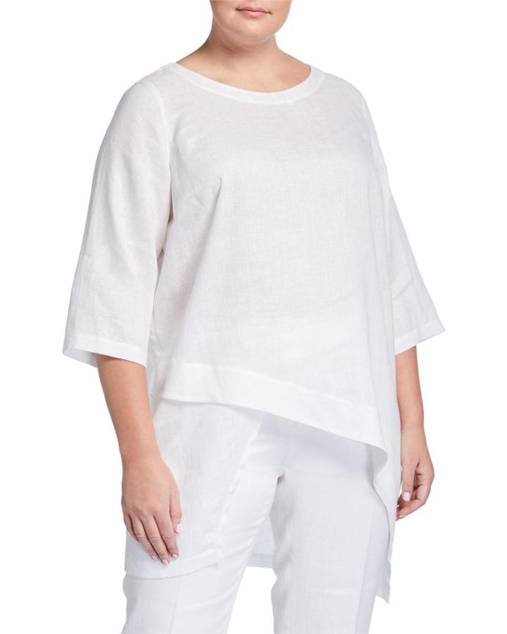 Plus Size Asymmetric