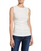 Eden Sleeveless Ruched Top