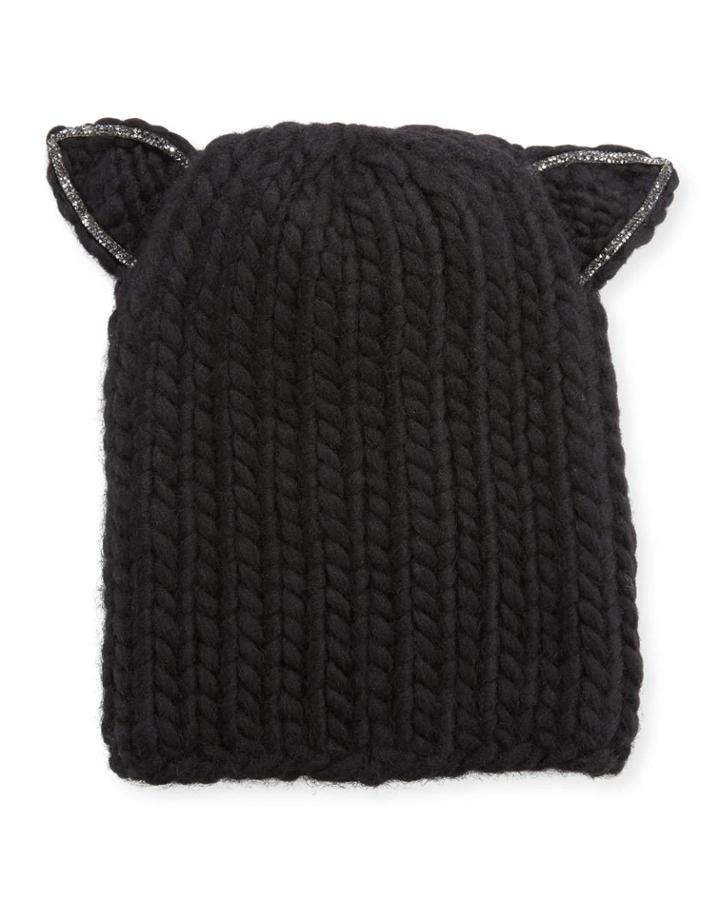 Felix Wool Skull Cap W/ Cat Ears