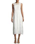 Sleeveless Mixed-lace