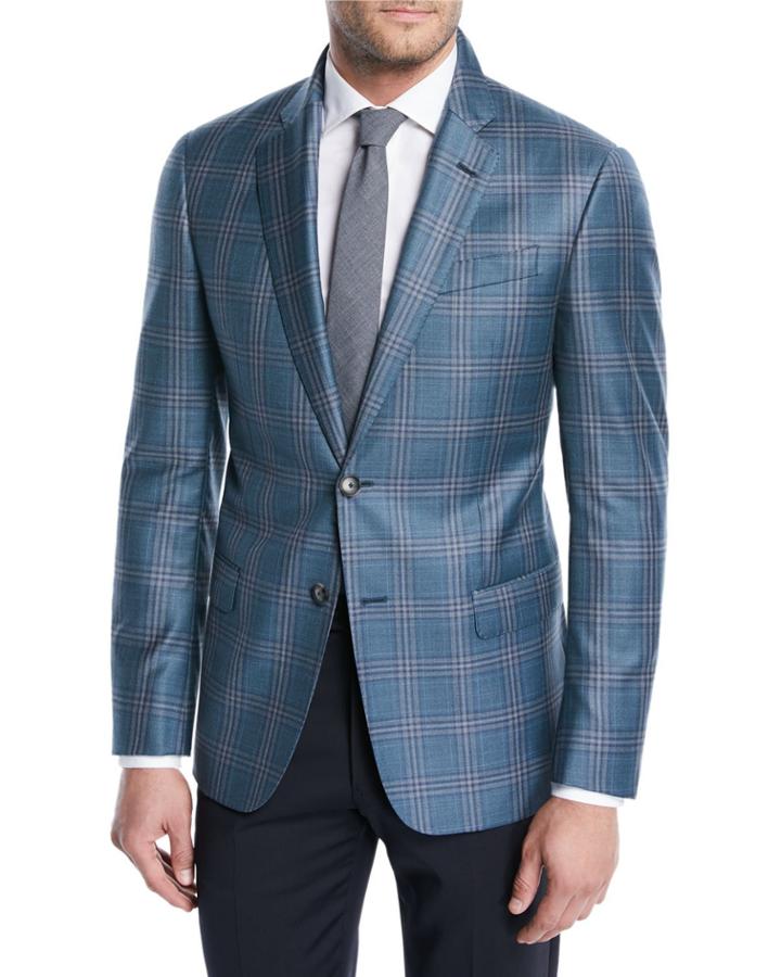Two-tone Plaid Wool