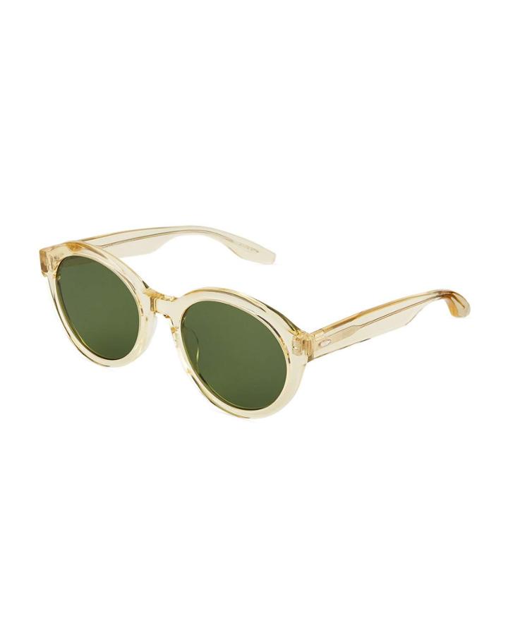 Carnaby Round Transparent Acetate