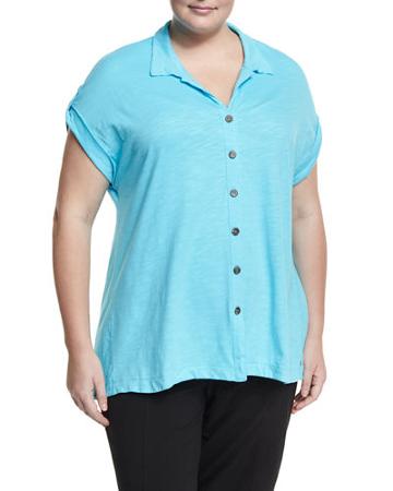 Maggie Short-sleeve Jersey Shirt,