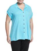 Maggie Short-sleeve Jersey Shirt,