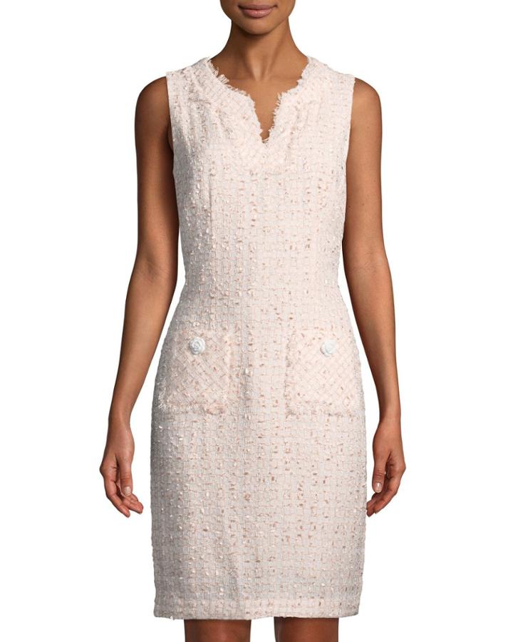 Check Tweed Sleeveless