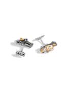 Men's Legends Naga Dragon Sterling Silver & 18k Gold Cuff