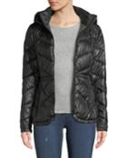 Quilted Zip-up Puffer Jacket