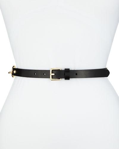 Leather Belt W/ Lacing And