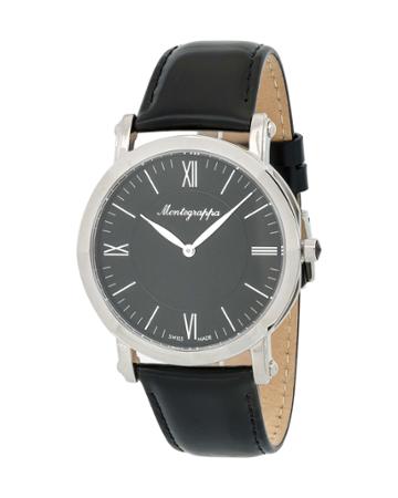 40mm Nerouno Thin Watch W/ Leather