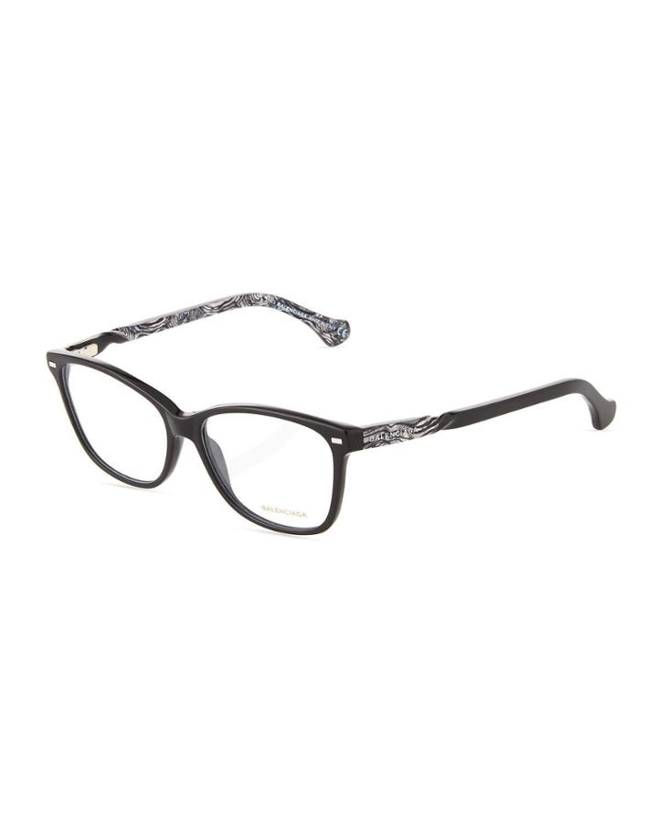 Square Patterned Plastic Optical Glasses