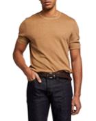 Men's Short-sleeve Linen-cotton T-shirt