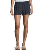 Cassia Flat-front Tux-detail Crepe De Chine