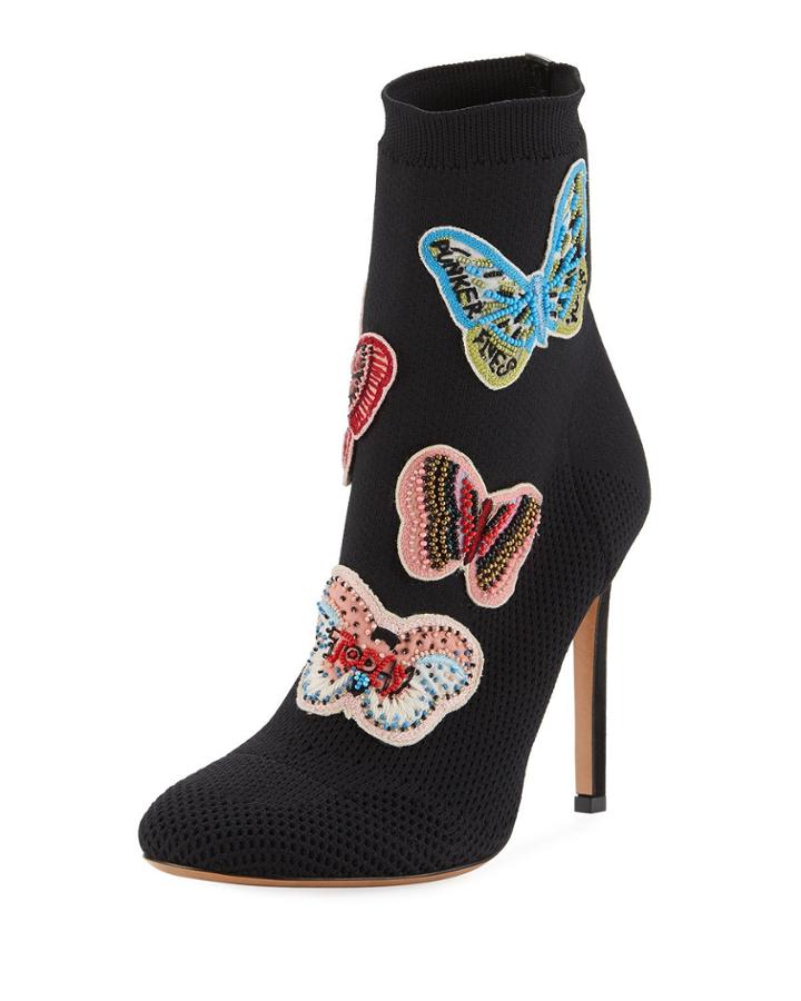 Butterfly Beaded Knit