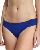 Island Side-tab Hipster Swim Bottom, Blue