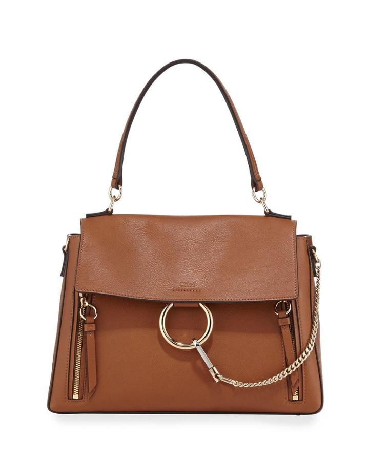 Faye Flap Top Leather