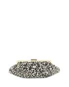 Faux-leather Trap Clutch Bag,