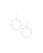 Senso Diamond Open Circle Earrings