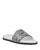 Men's Maxfield Abstract-embossed Leather