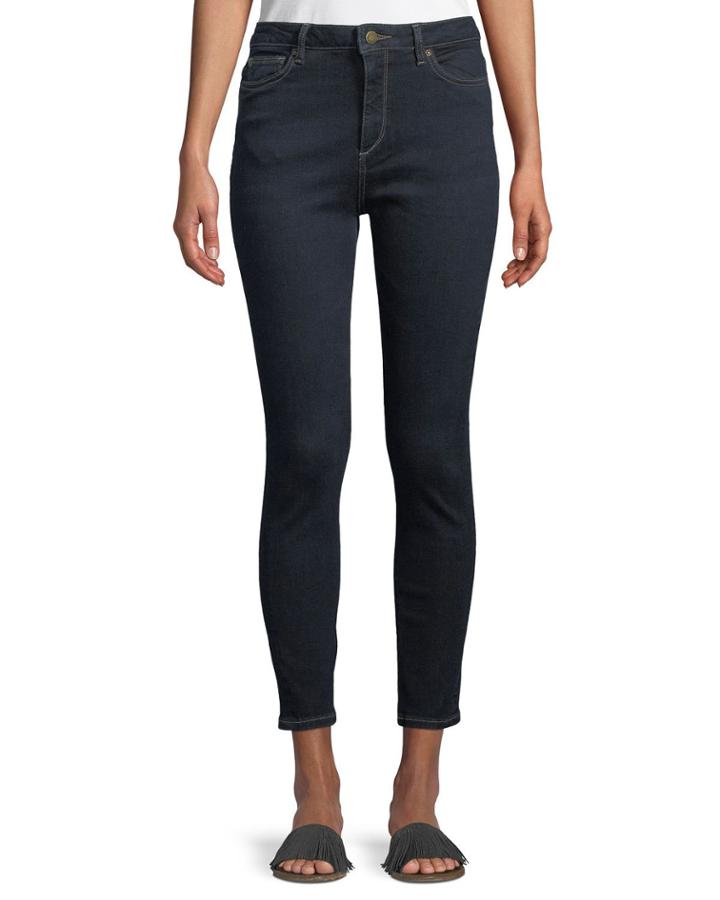 Chrissy Trimtone High-rise Skinny Jeans In Alexandra