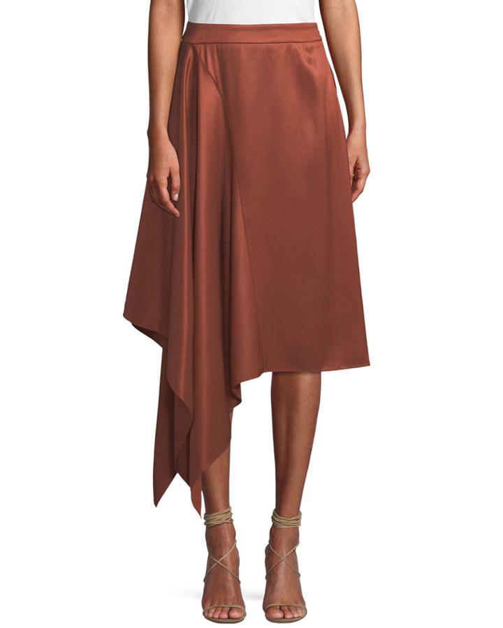 Squared Draped Asymmetric Twill