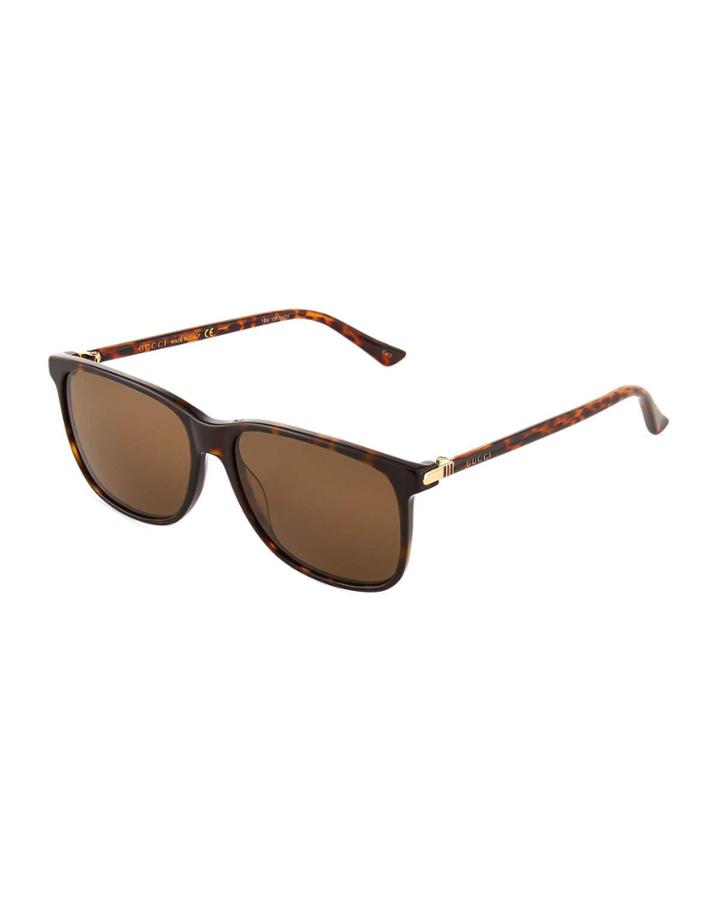 Rectangular Tortoiseshell Acetate