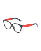 Two-tone Square Acetate Optical Glasses