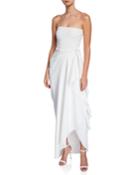 Nyaveth Strapless Bustier Side-drape