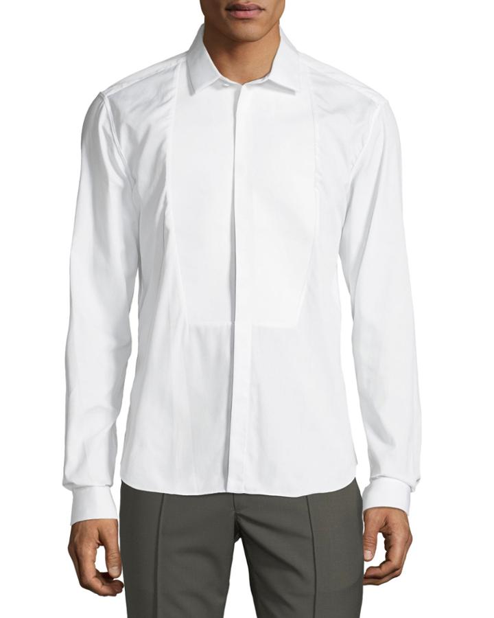 Men's Long-sleeve Tuxedo Dress