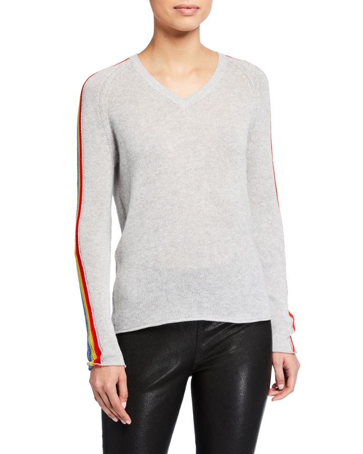 Striped-sleeve
