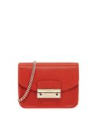 Furla Julia Mini Leather Crossbody Bad, Maple (brown), Women's