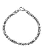 Signature Caviar Rope Bracelet W/ 5 Beads,